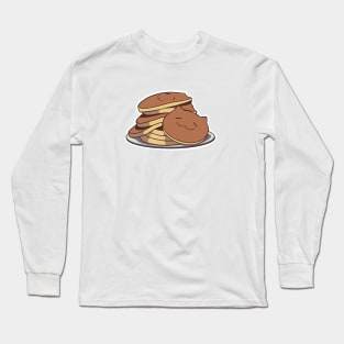 Timbercat pancakes Long Sleeve T-Shirt